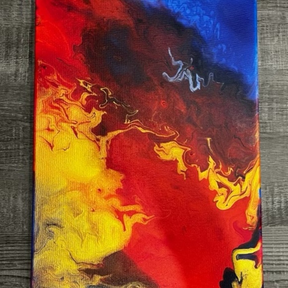 Abstract painting 11x16” - Picture 2 of 2